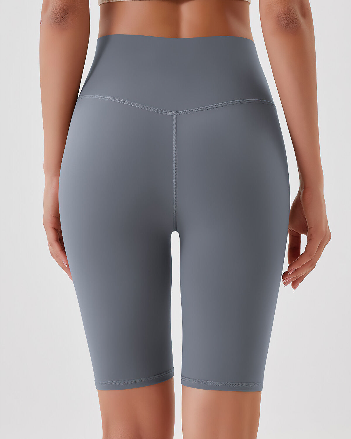 Lara Seamless Biker Shorts - Storm Grey