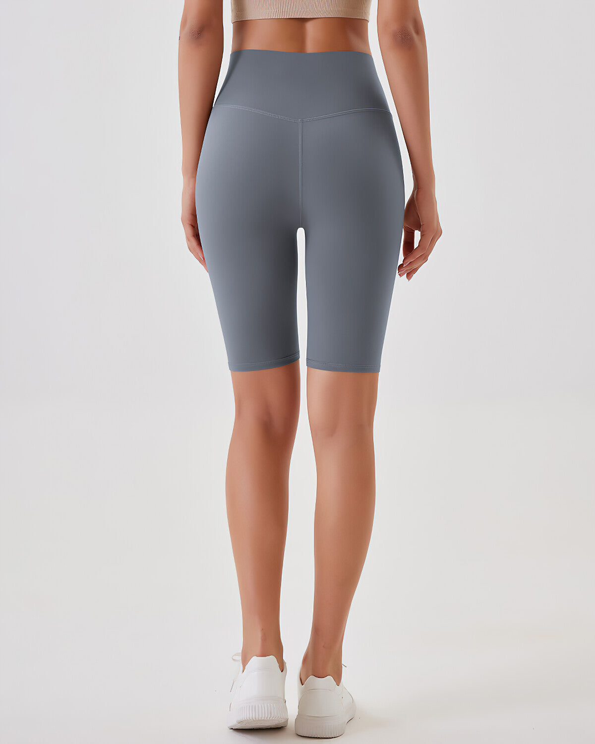 Lara Seamless Biker Shorts - Storm Grey