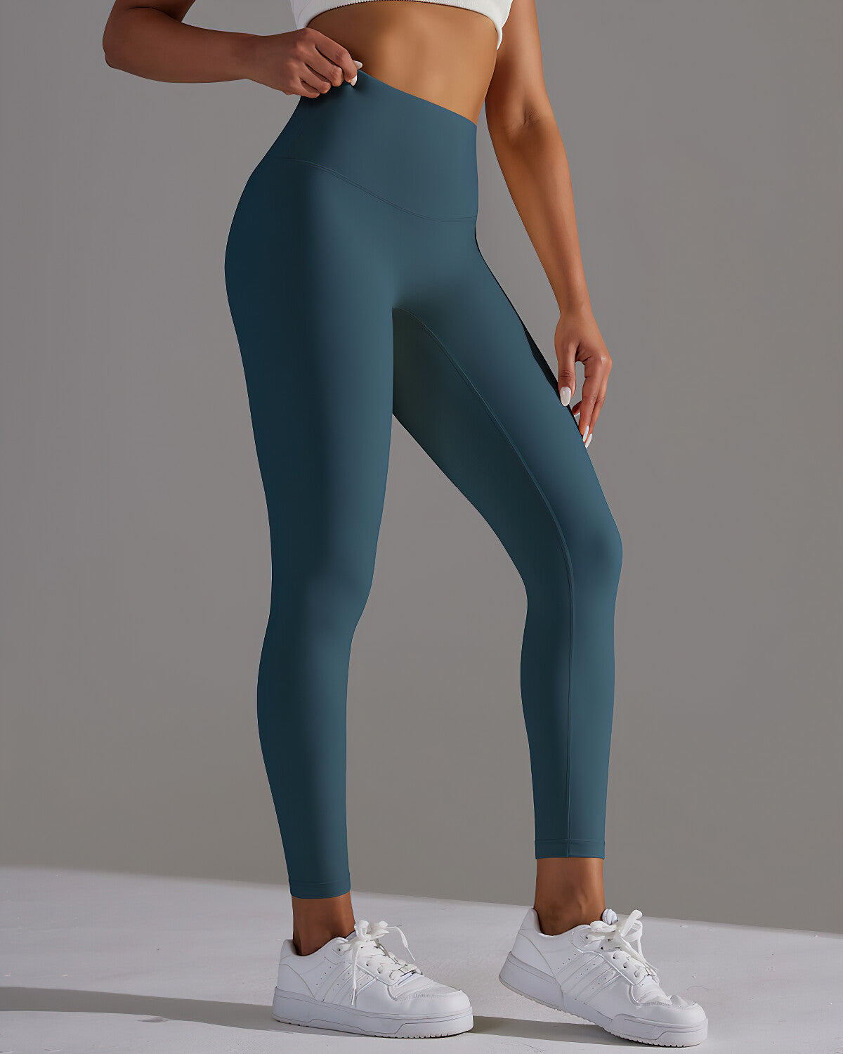 Lara Seamless Leggings - Bluewood