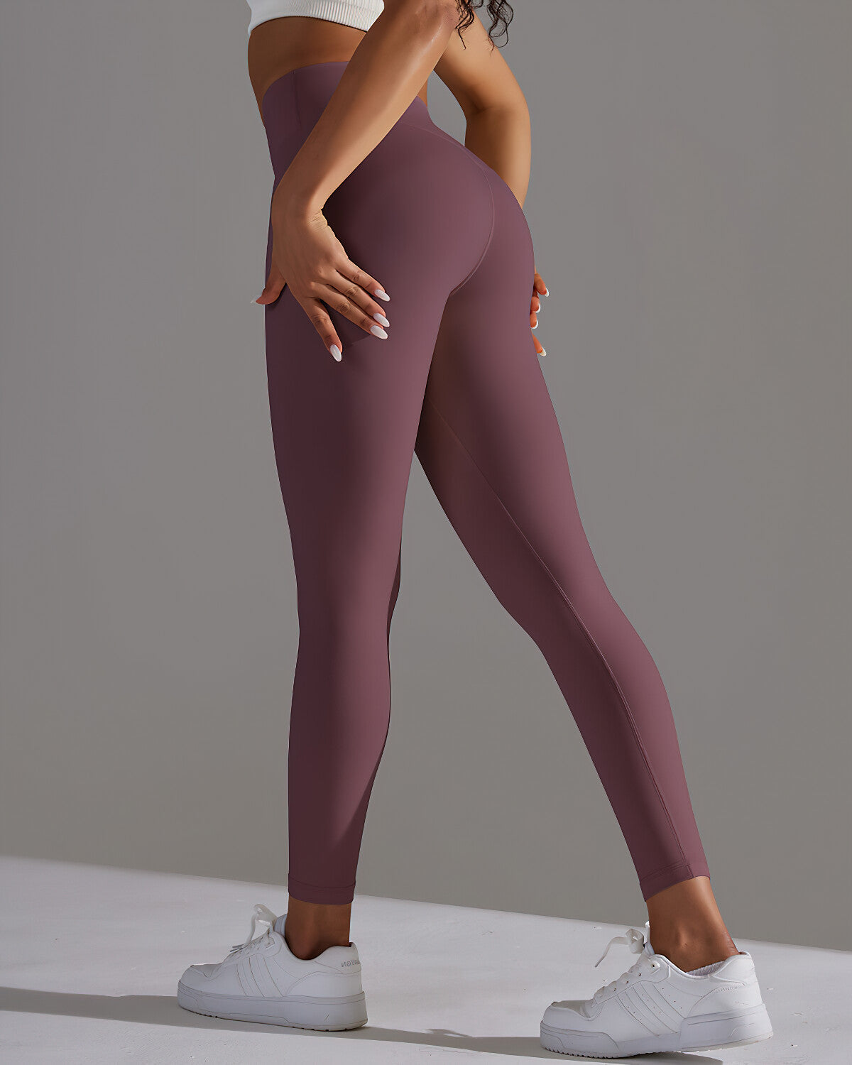 Lara Seamless Leggings - Eggplant