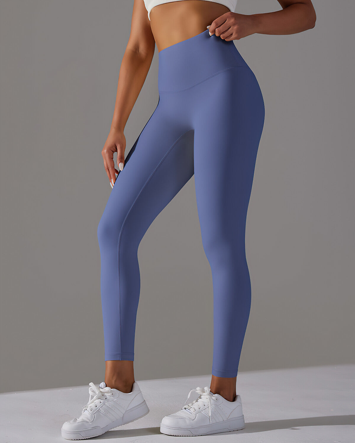 Lara Seamless Leggings - Navy Mist