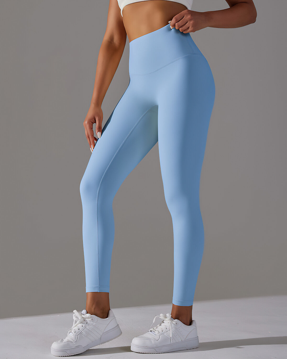 Lara Seamless Leggings - Polo Blue