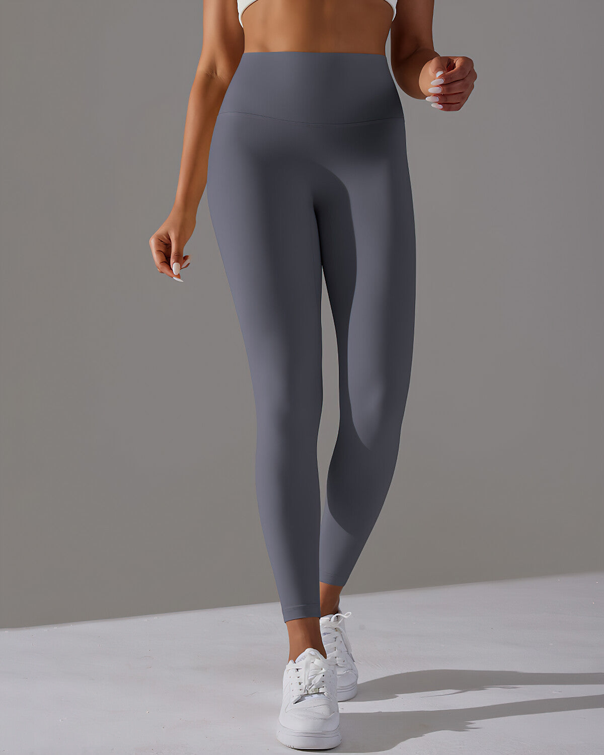 Lara Seamless Leggings - Stormy Blue