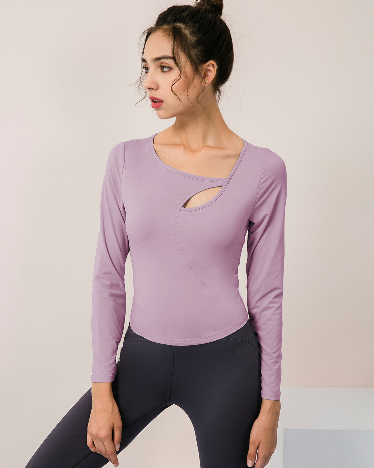 React Liah Long Sleeve - Purple