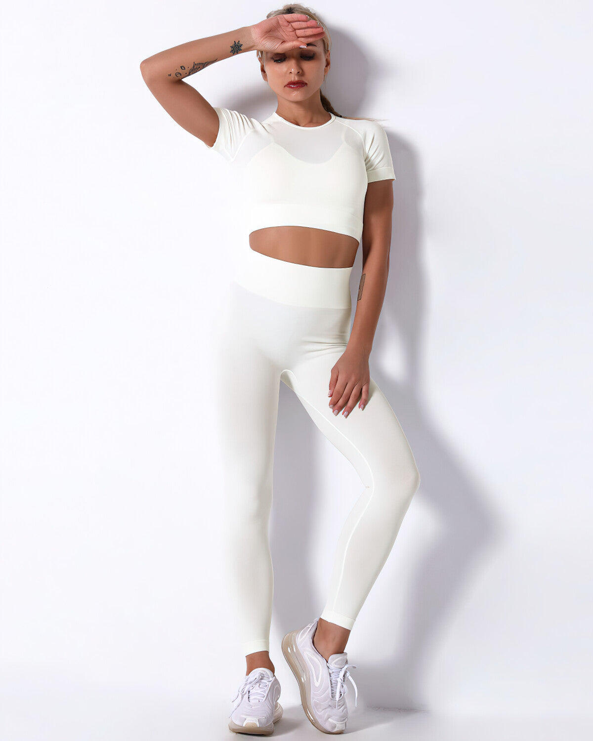 Mikaela Crop Top - White