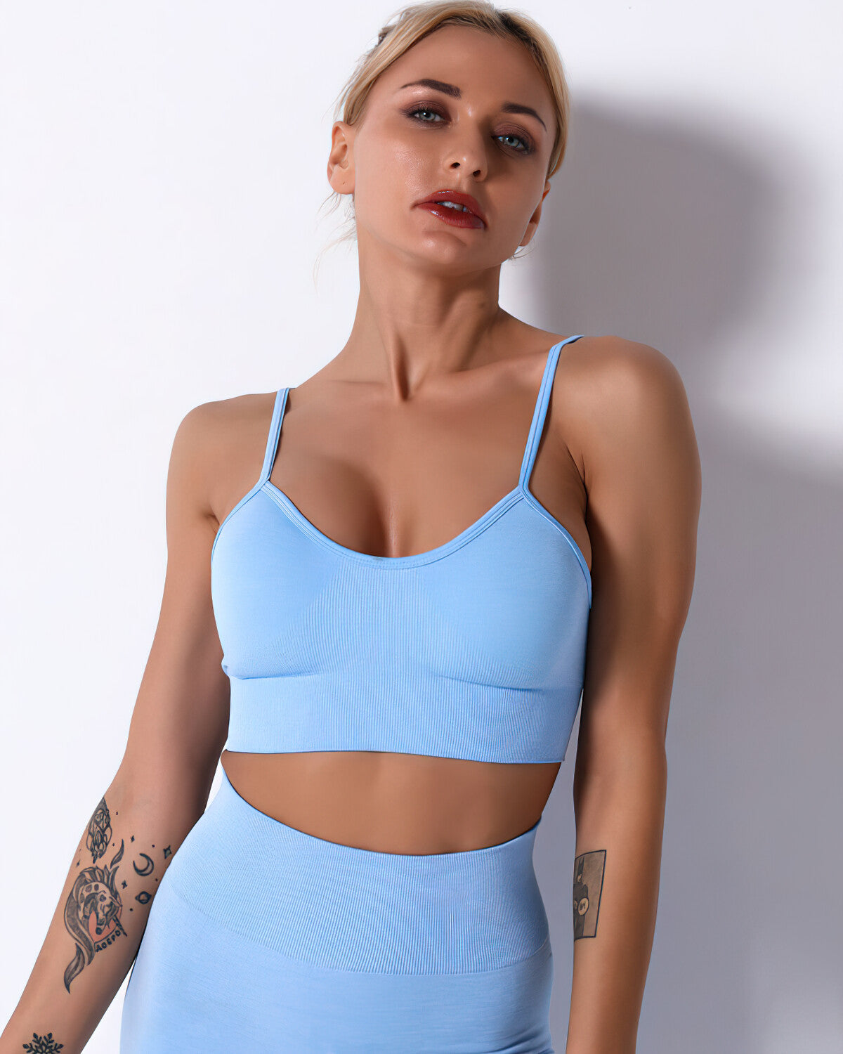 Mikaela Sports Bra - Blue