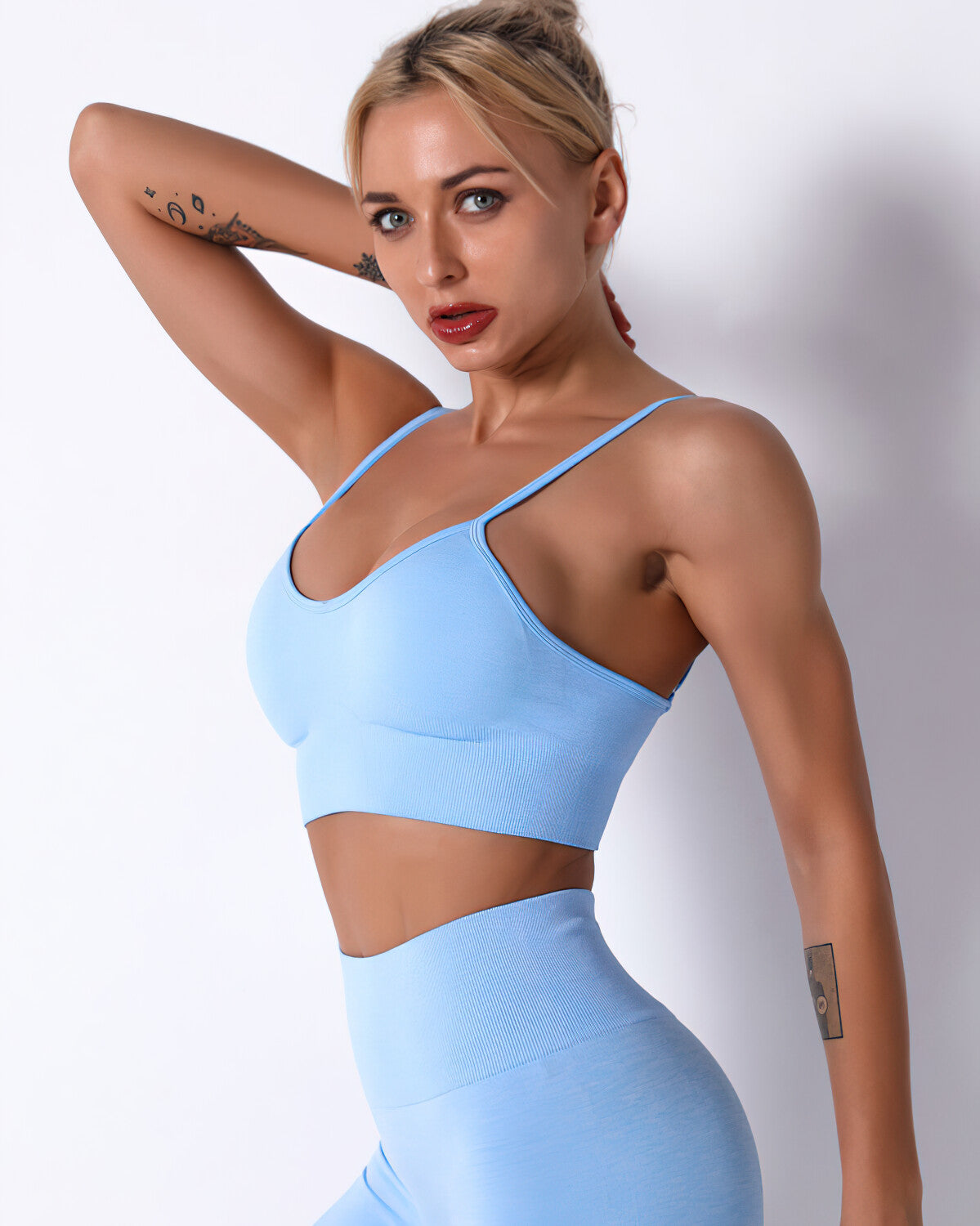 Mikaela Sports Bra - Blue