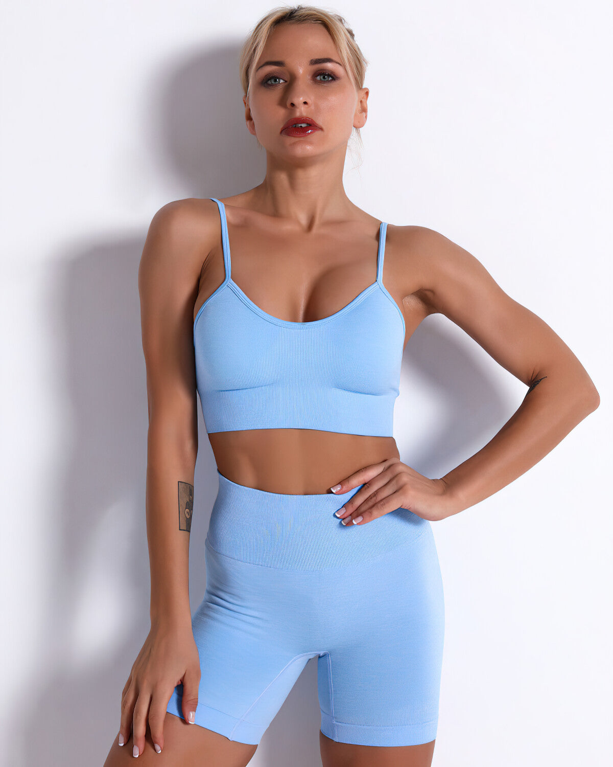 Mikaela Sports Bra - Blue