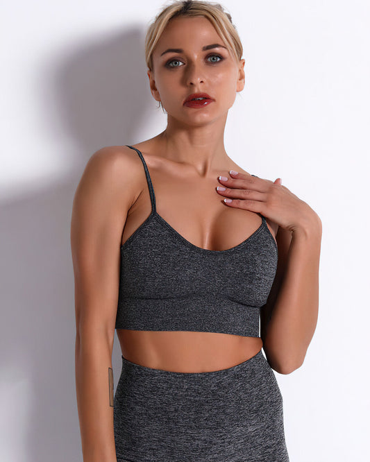 Mikaela Sports Bra - Grey