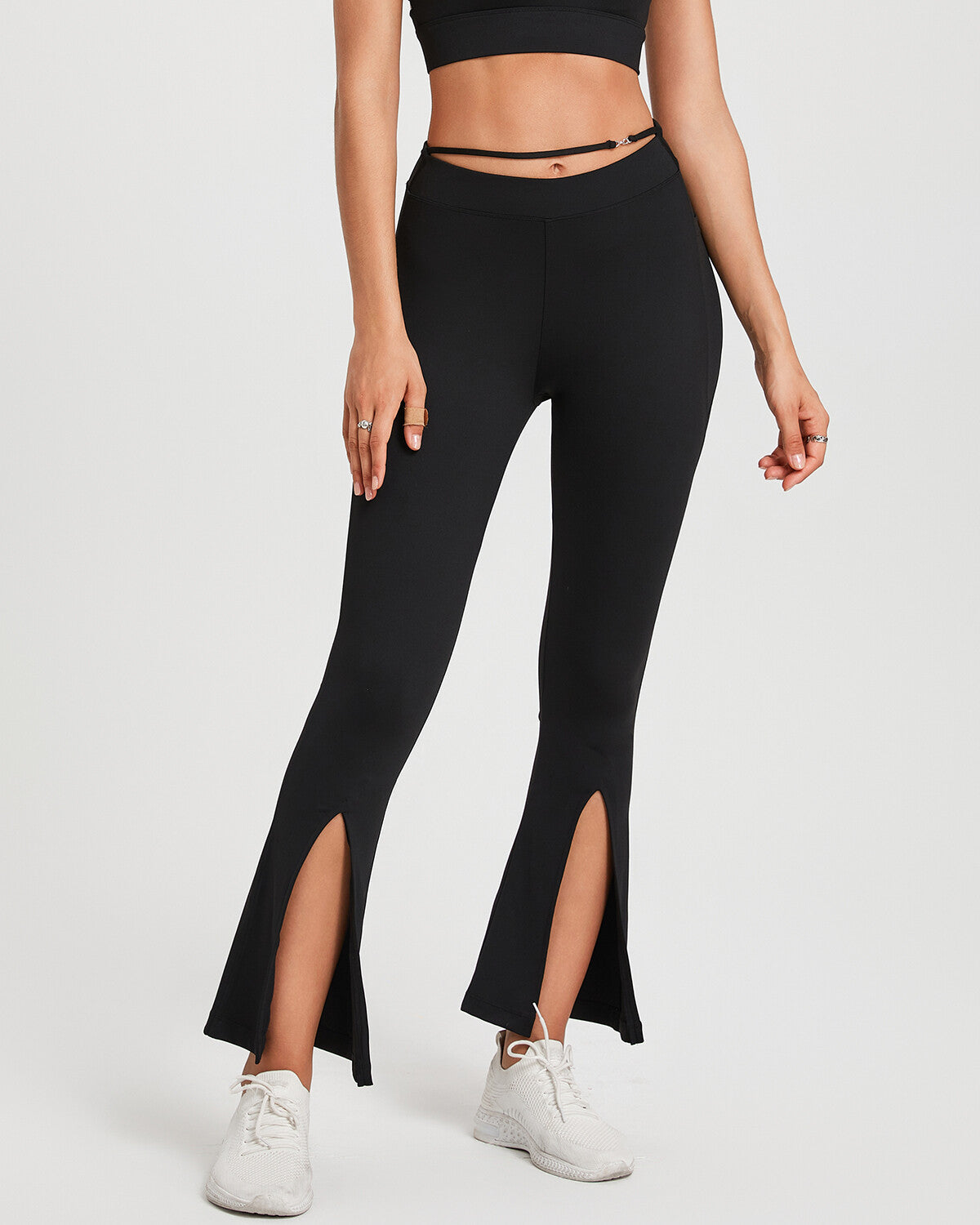 Molly Flare Leggings - Black