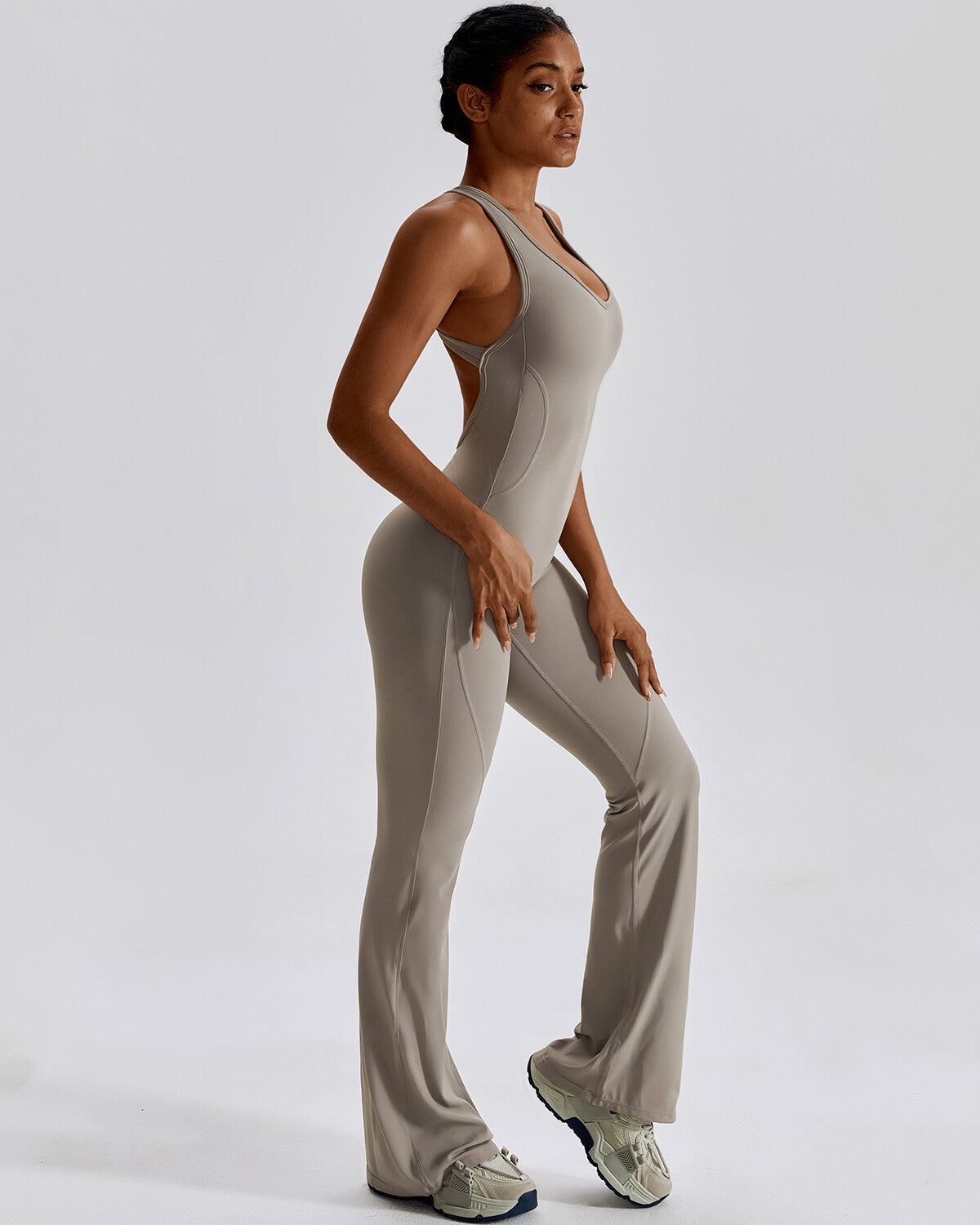 Murphy Seamless Jumpsuit - Khaki