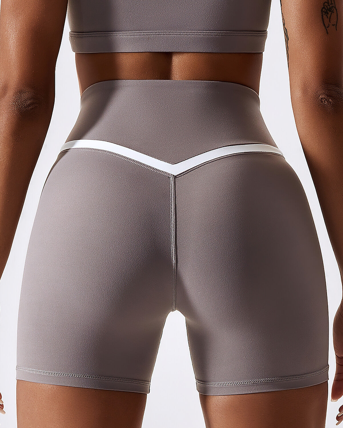 React Lisa Seamless Shorts - Grey
