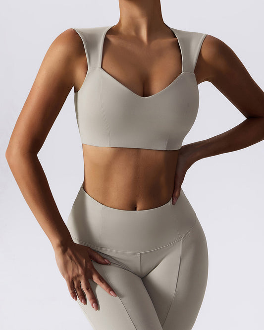 Nellie Crop Top - Beige