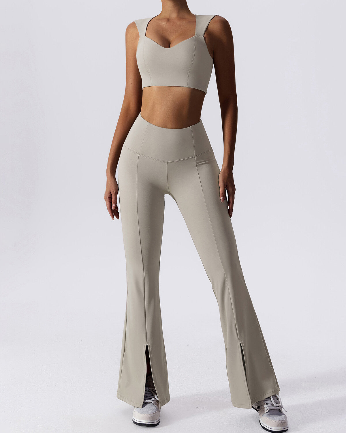 Nellie Crop Top - Beige