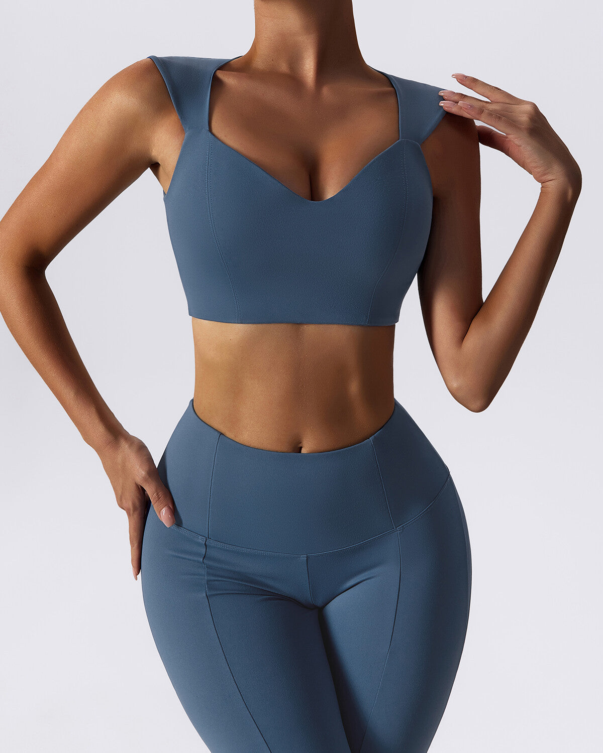 Nellie Crop Top - Blue