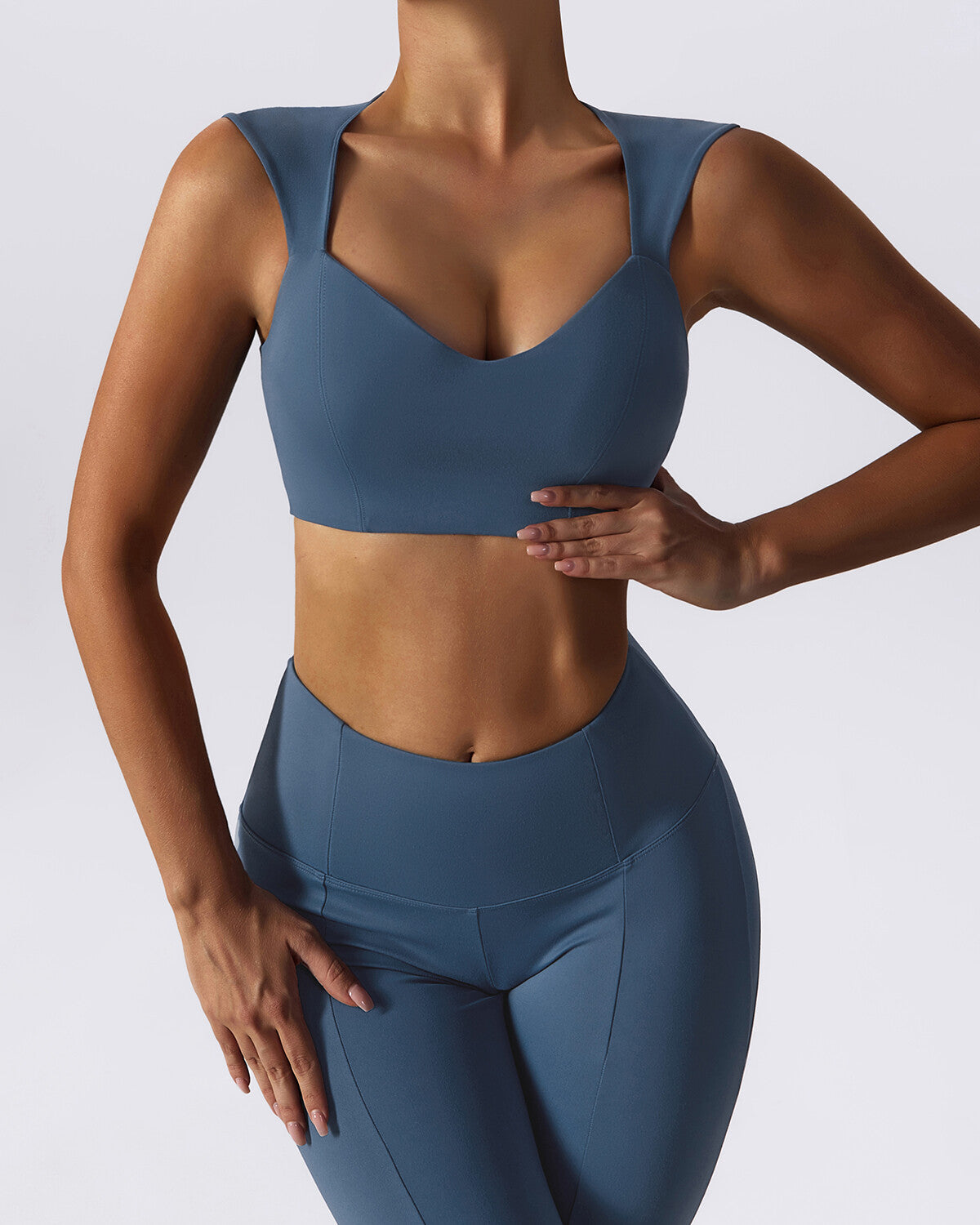 Nellie Crop Top - Blue