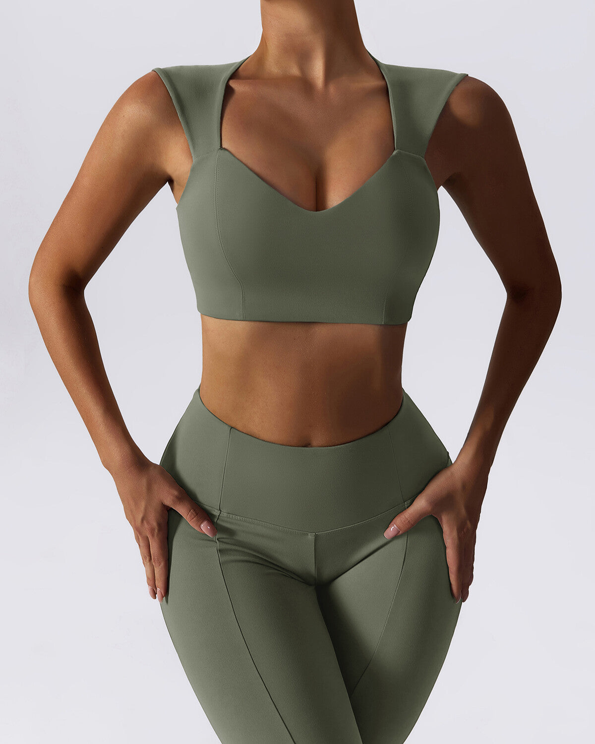 Nellie Crop Top - Green