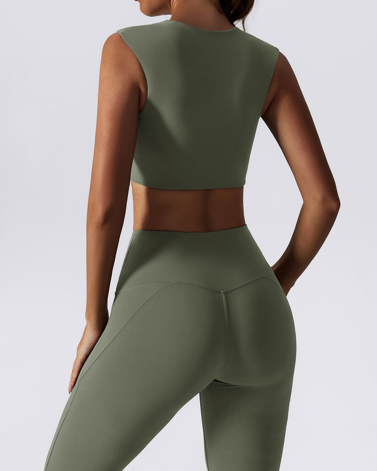 Nellie Crop Top - Green