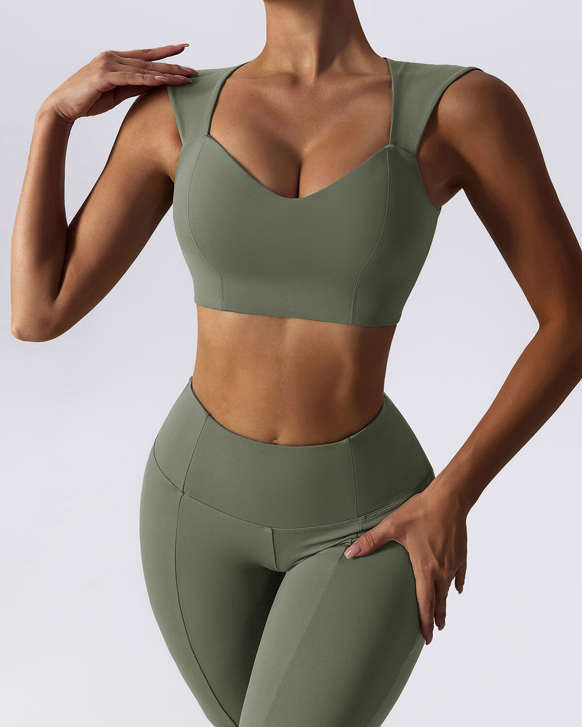 Nellie Crop Top - Green