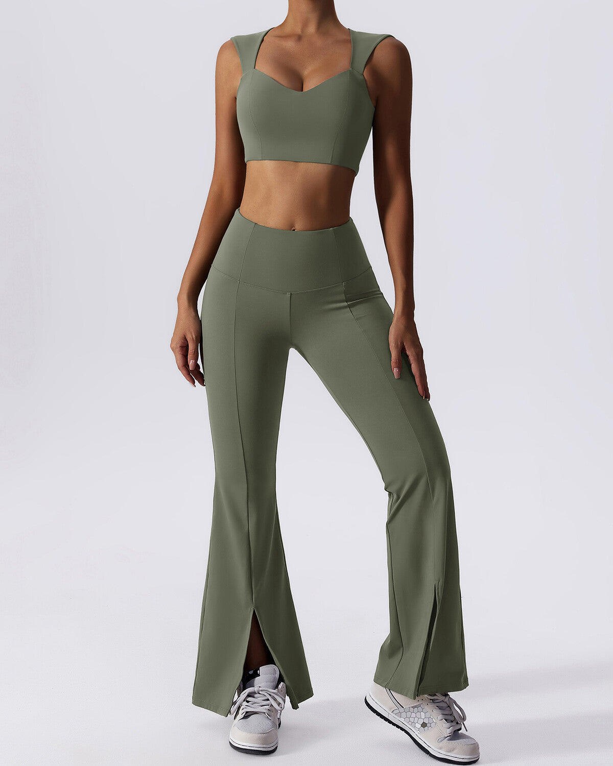 Nellie Crop Top - Green