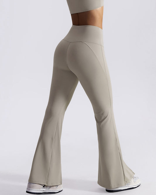 Nellie Flare Leggings - Beige