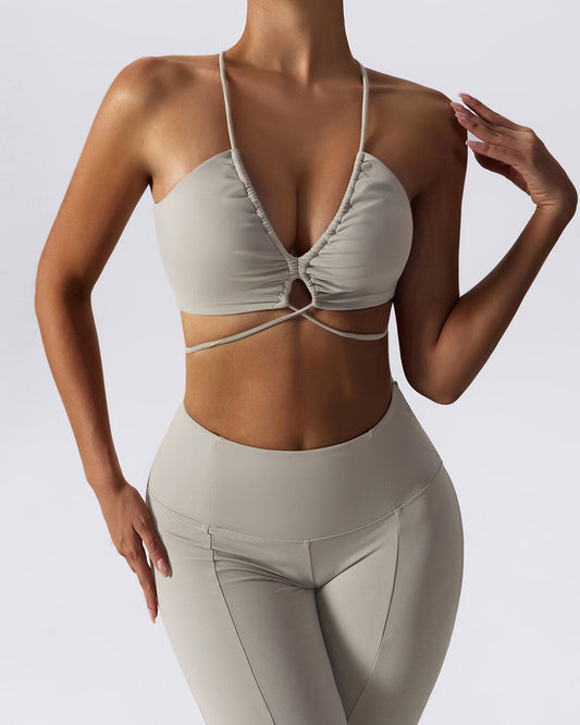 Nellie Sports Bra - Beige