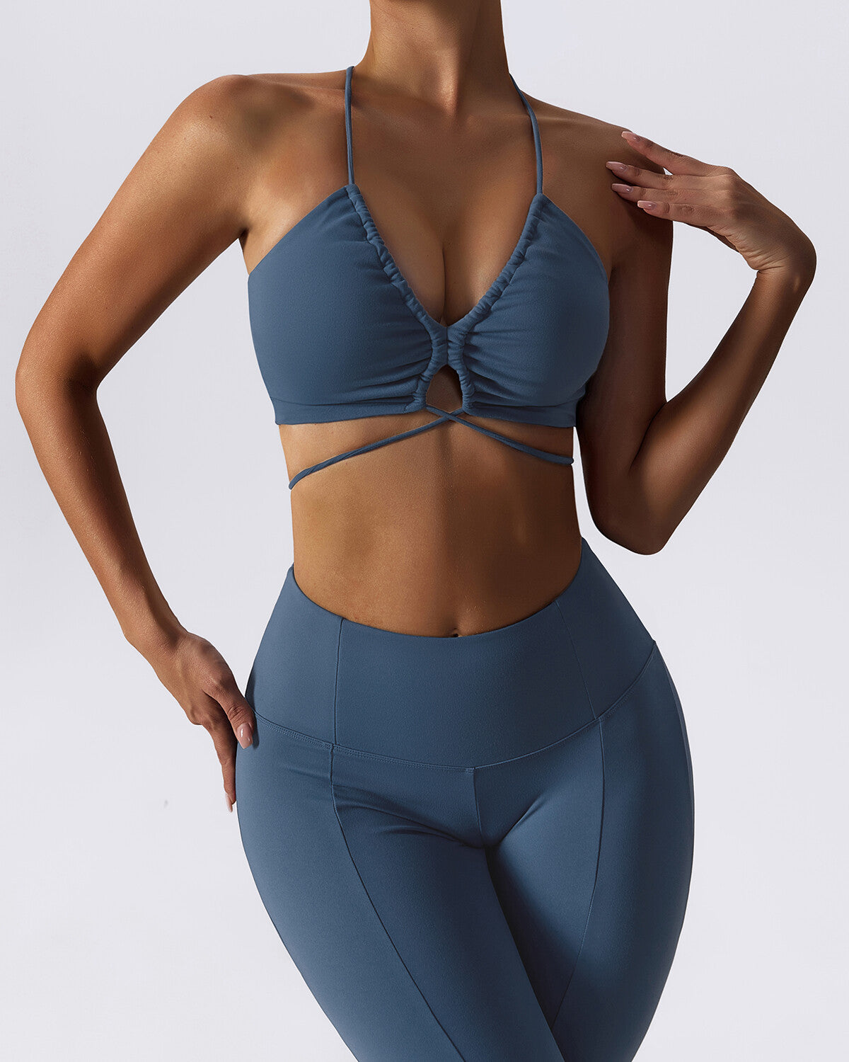 Nellie Sports Bra - Blue