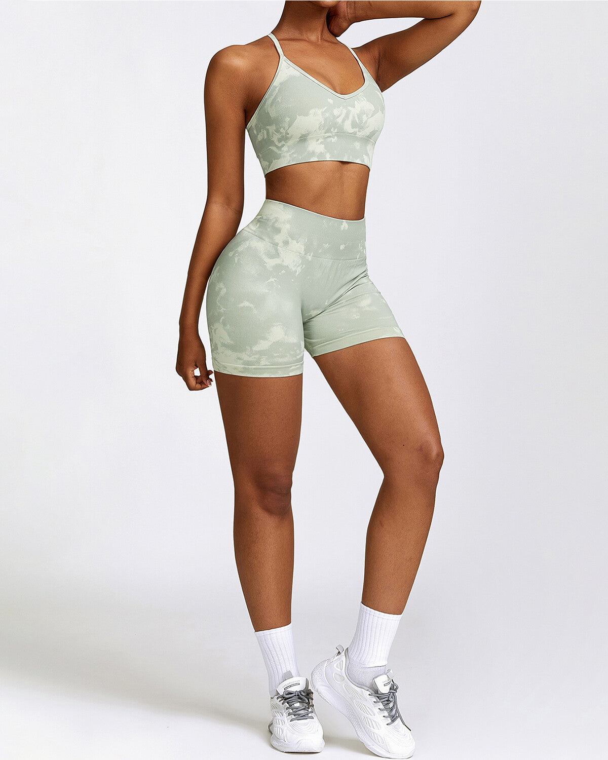 Nova Seamless Shorts - Green