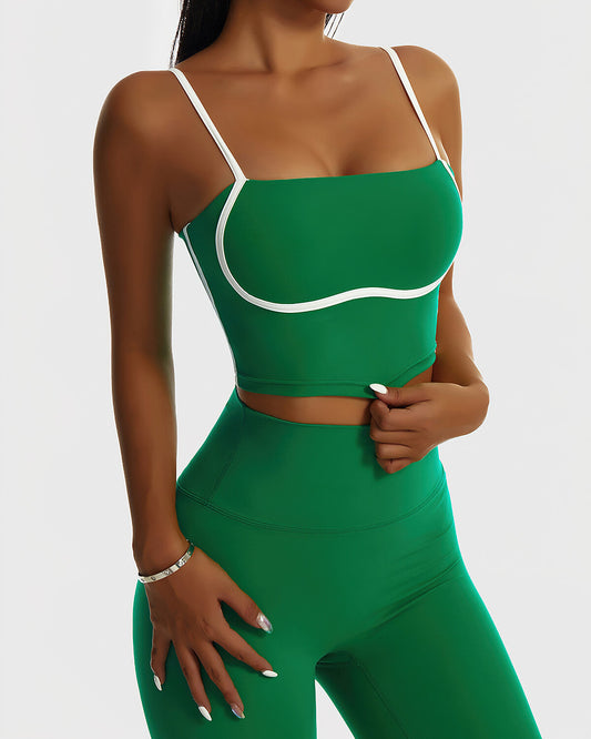 React Lesly Crop Top - Green