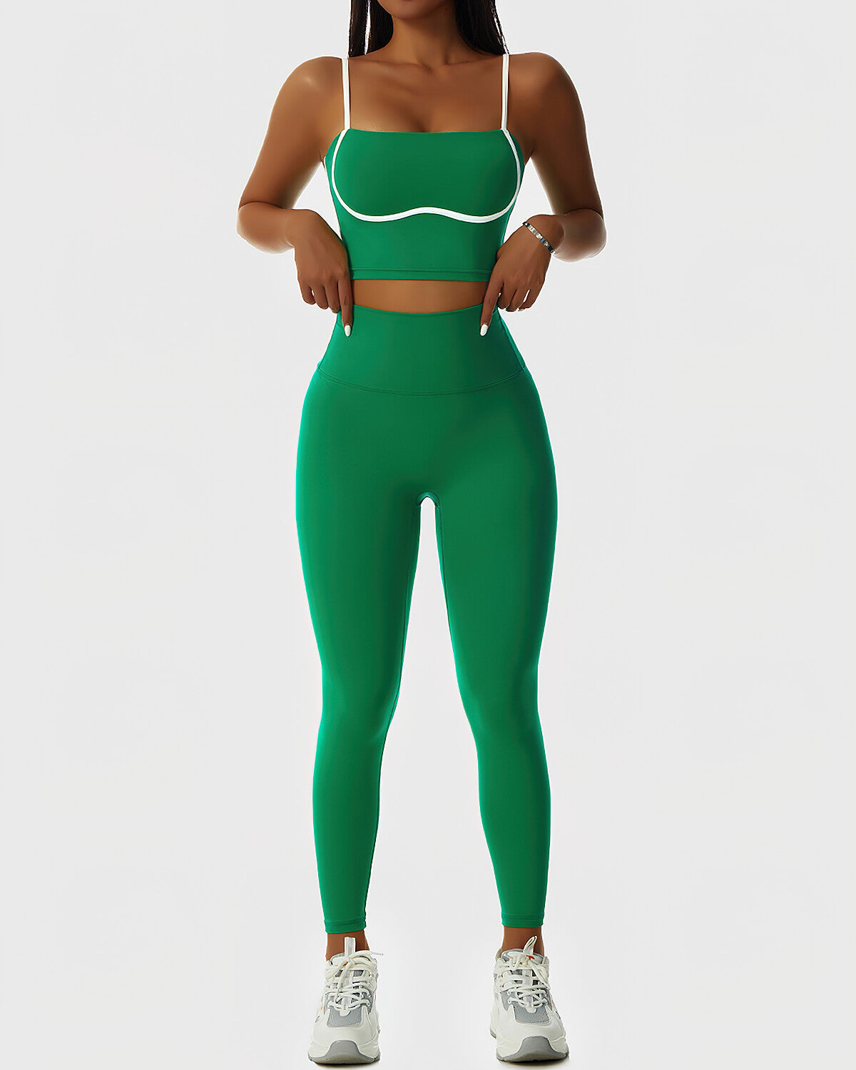 React Lesly Seamless Legging - Green