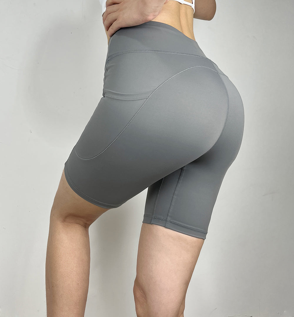 React LUXE Pocket Shorts - Grey