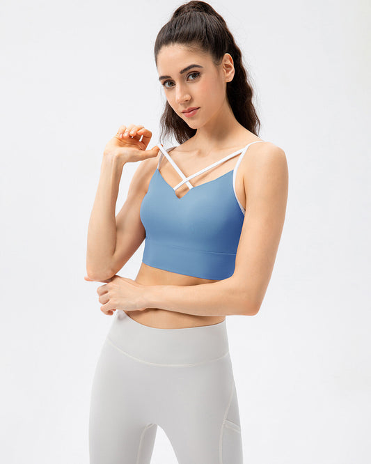 React Sarah Sports Bra - Blue