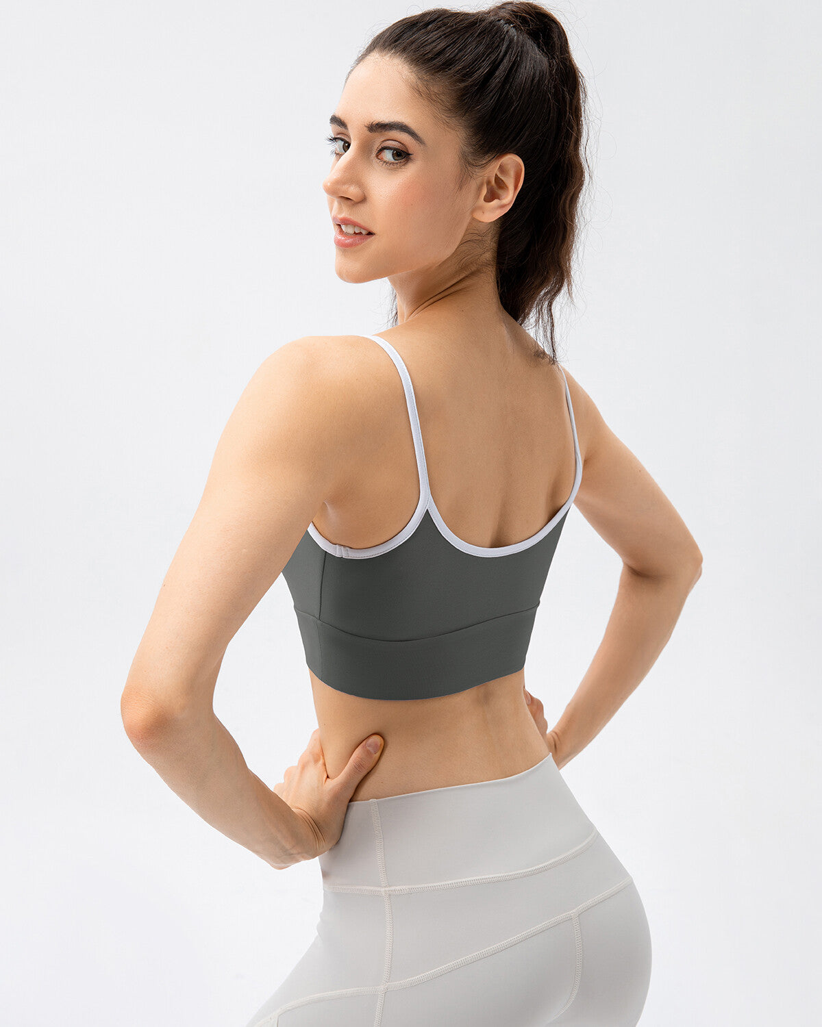 React Sarah Sports Bra - Grey