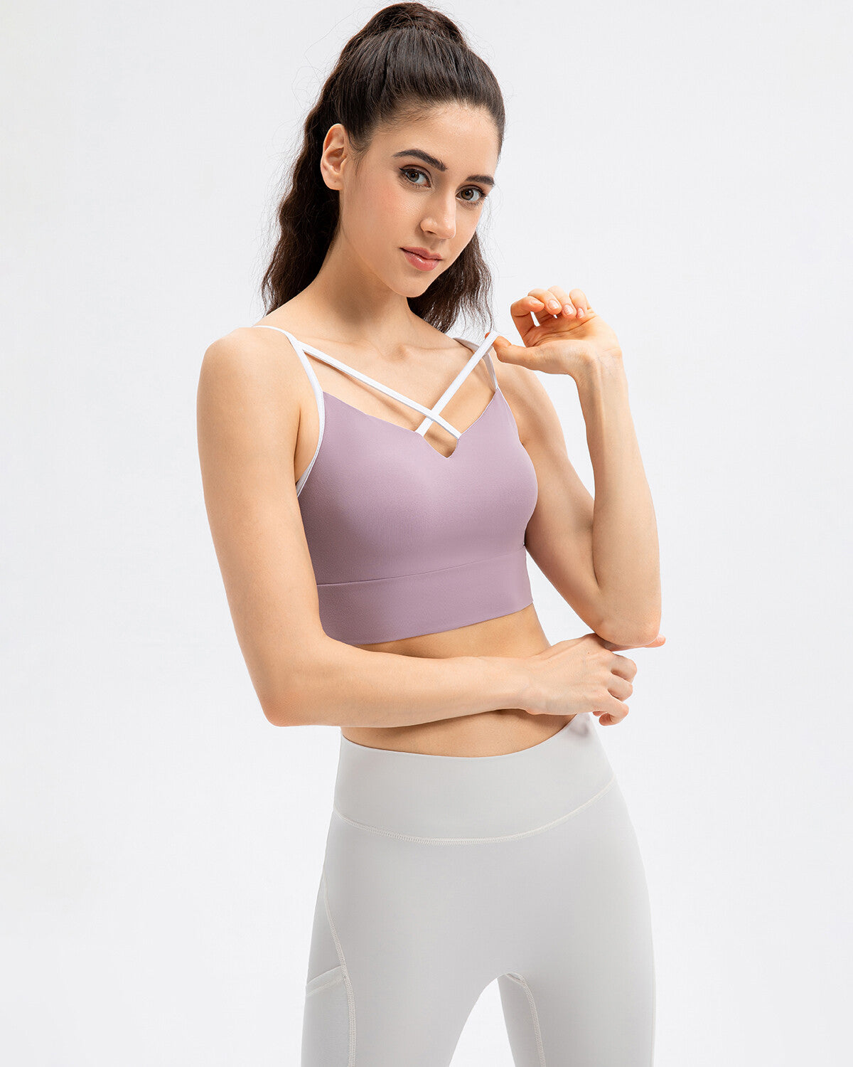 React Sarah Sports Bra - Purple