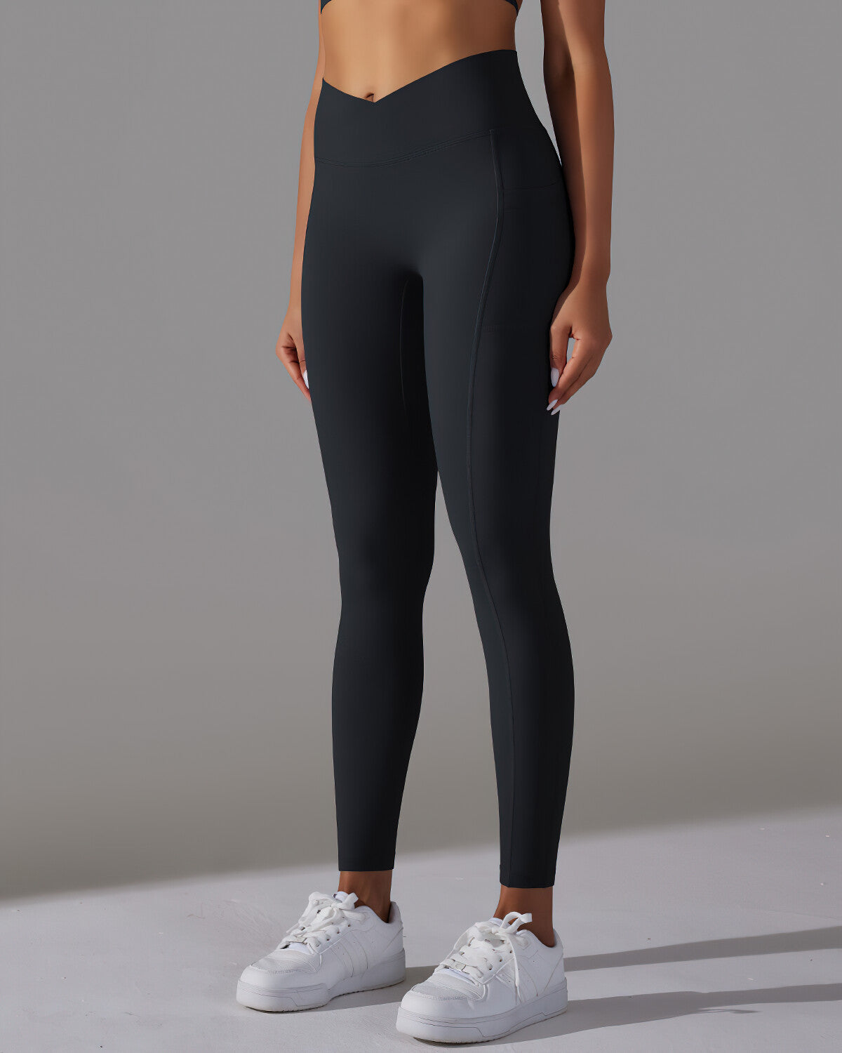 Selene Seamless Pocket Leggings - Black