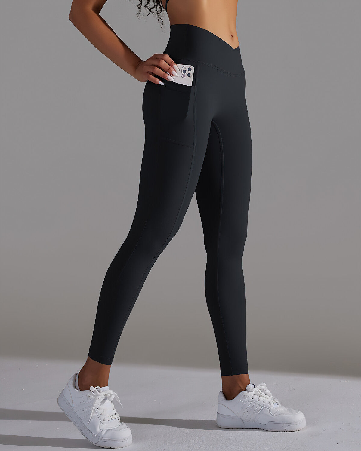 Selene Seamless Pocket Leggings - Black