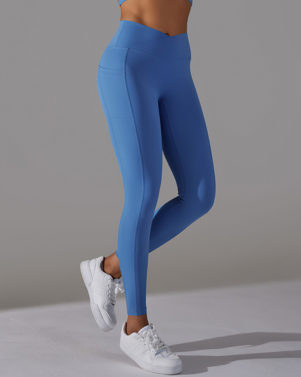 Selene Seamless Pocket Leggings - Blue