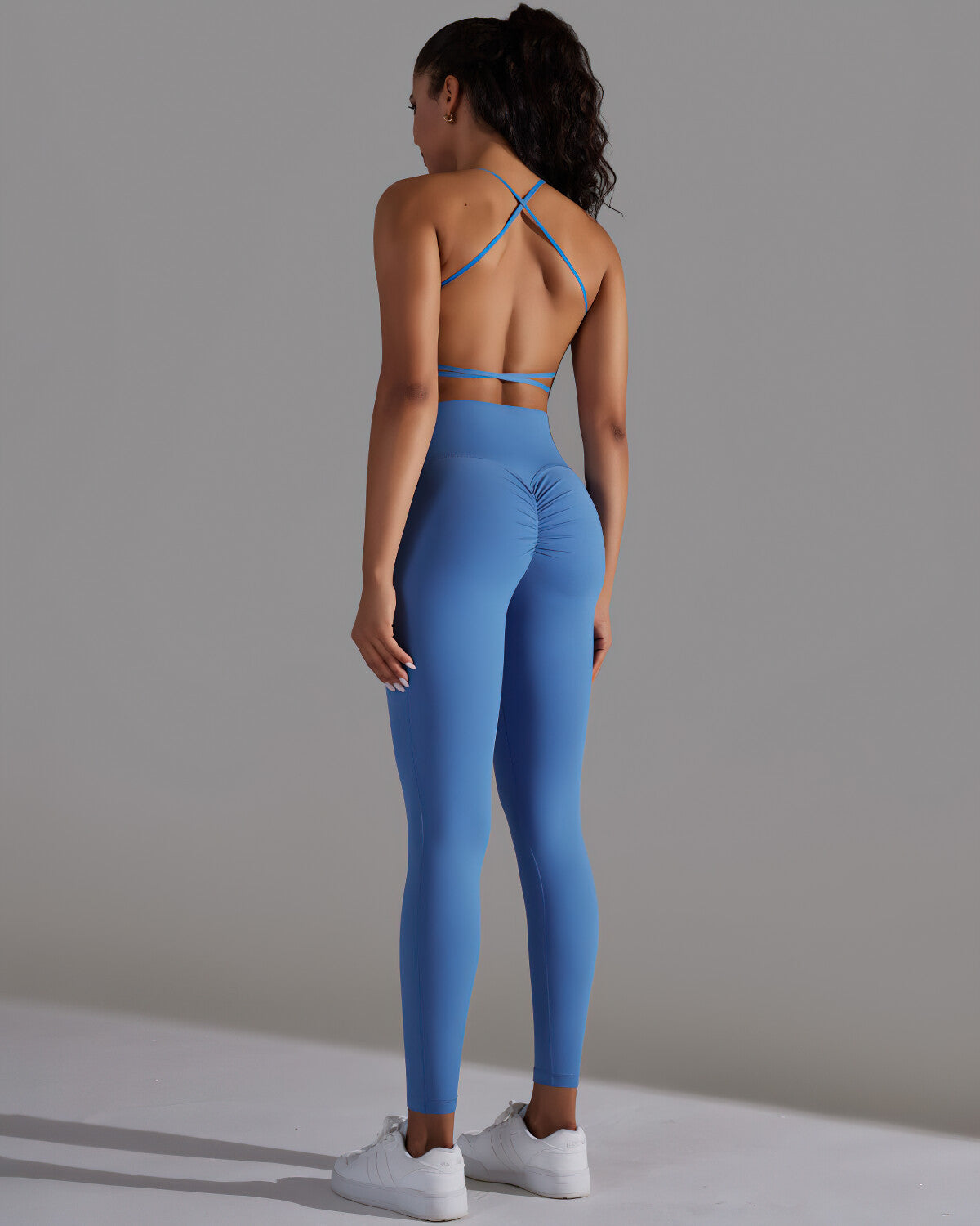 Selene Seamless Pocket Leggings - Blue