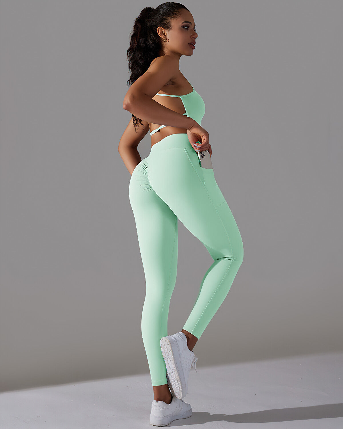 Selene Seamless Pocket Leggings - Green