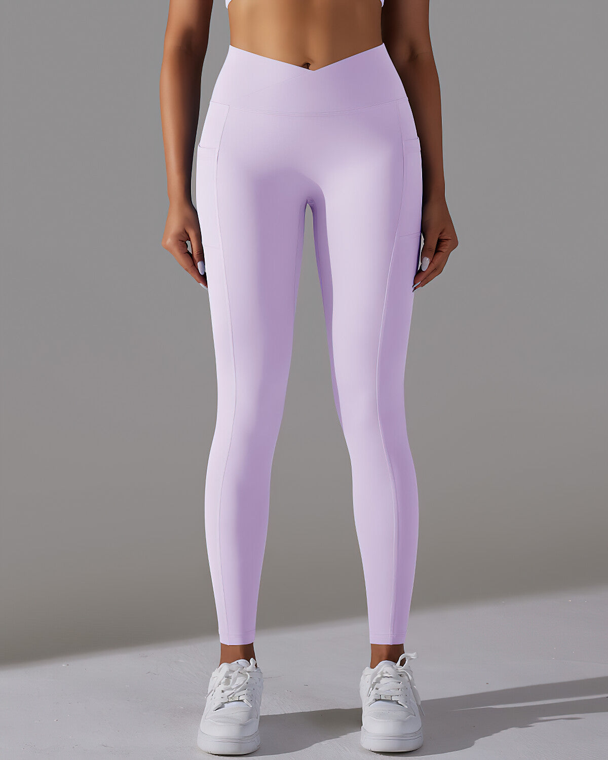 Selene Seamless Pocket Leggings - Purple