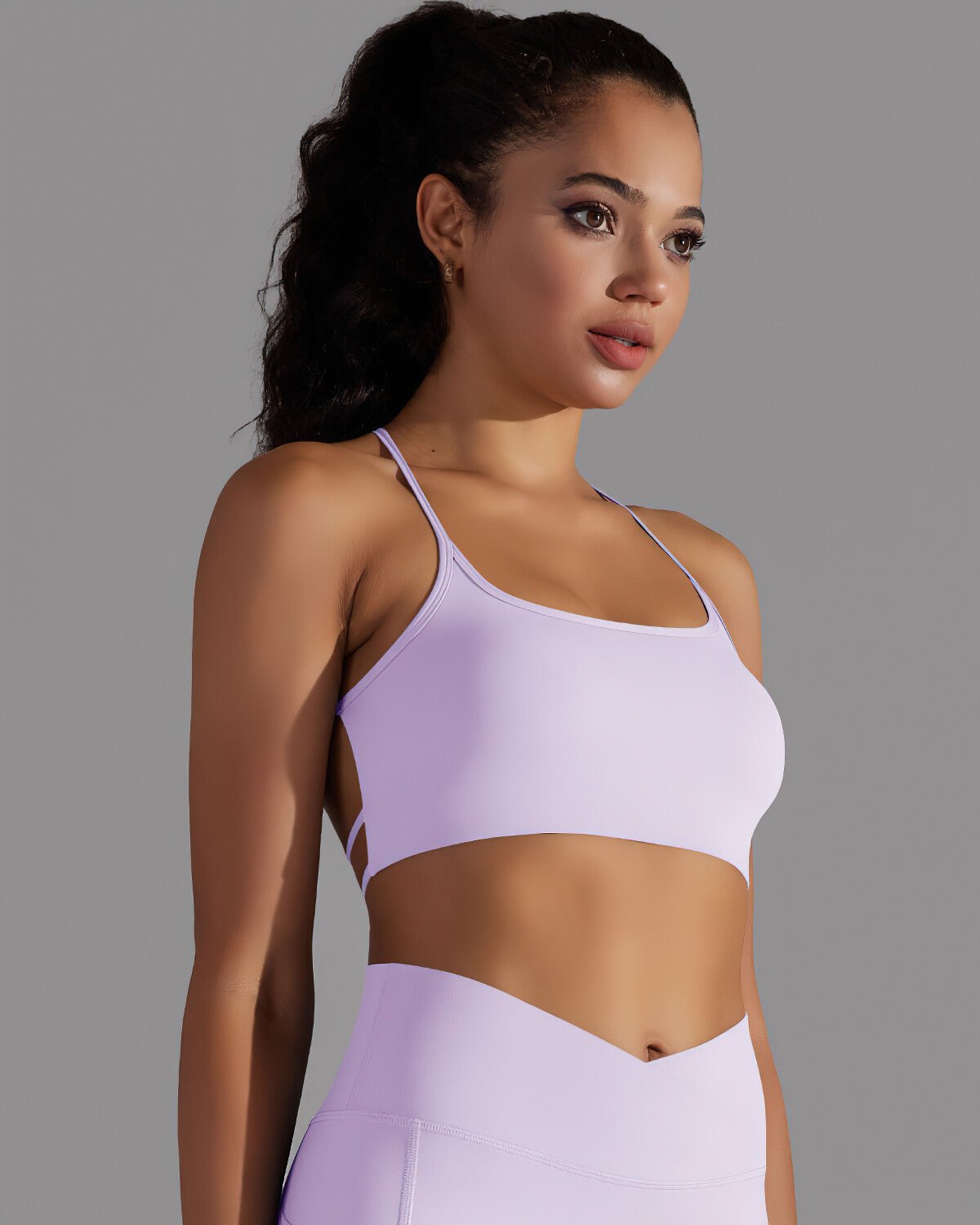 Selene Sports Bra - Purple