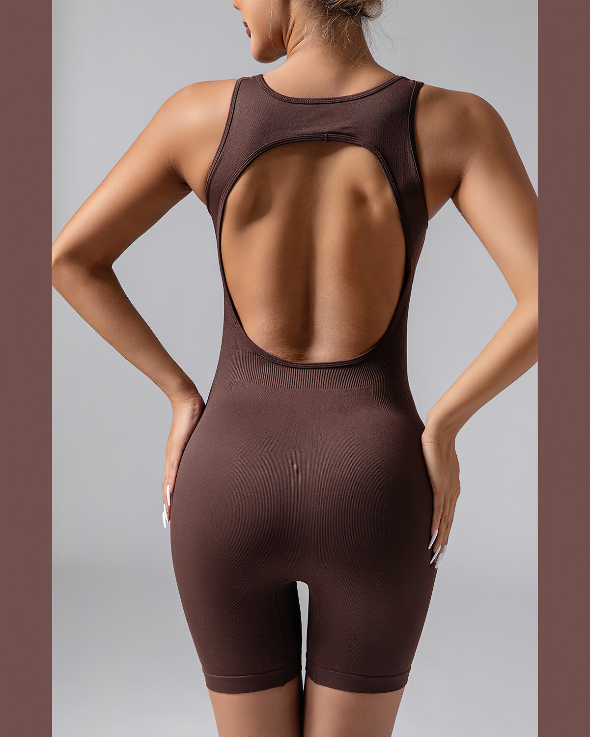 Wrenlee Seamless Jumpsuit - Brown