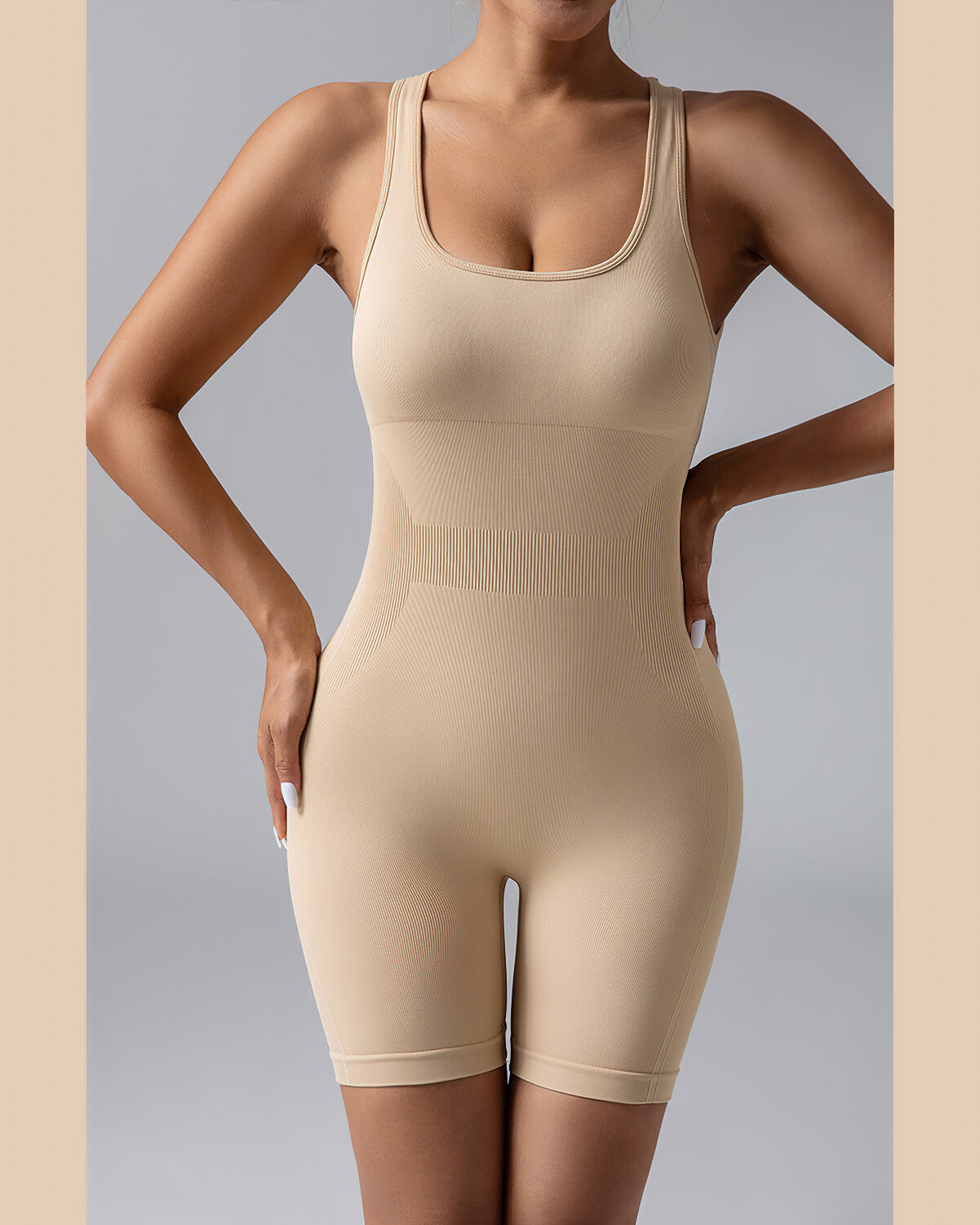 Wrenlee Seamless Jumpsuit - Khaki