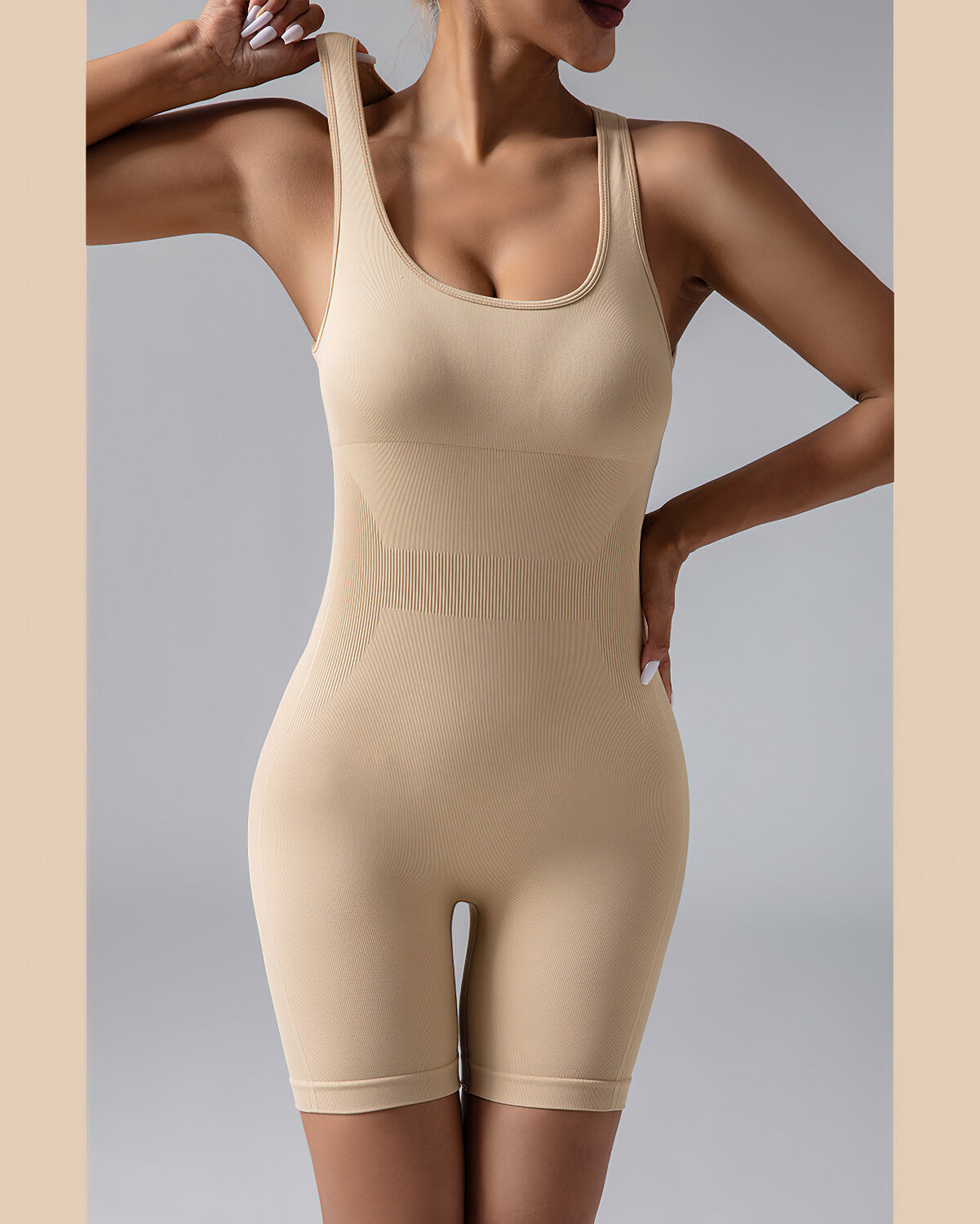 Wrenlee Seamless Jumpsuit - Khaki