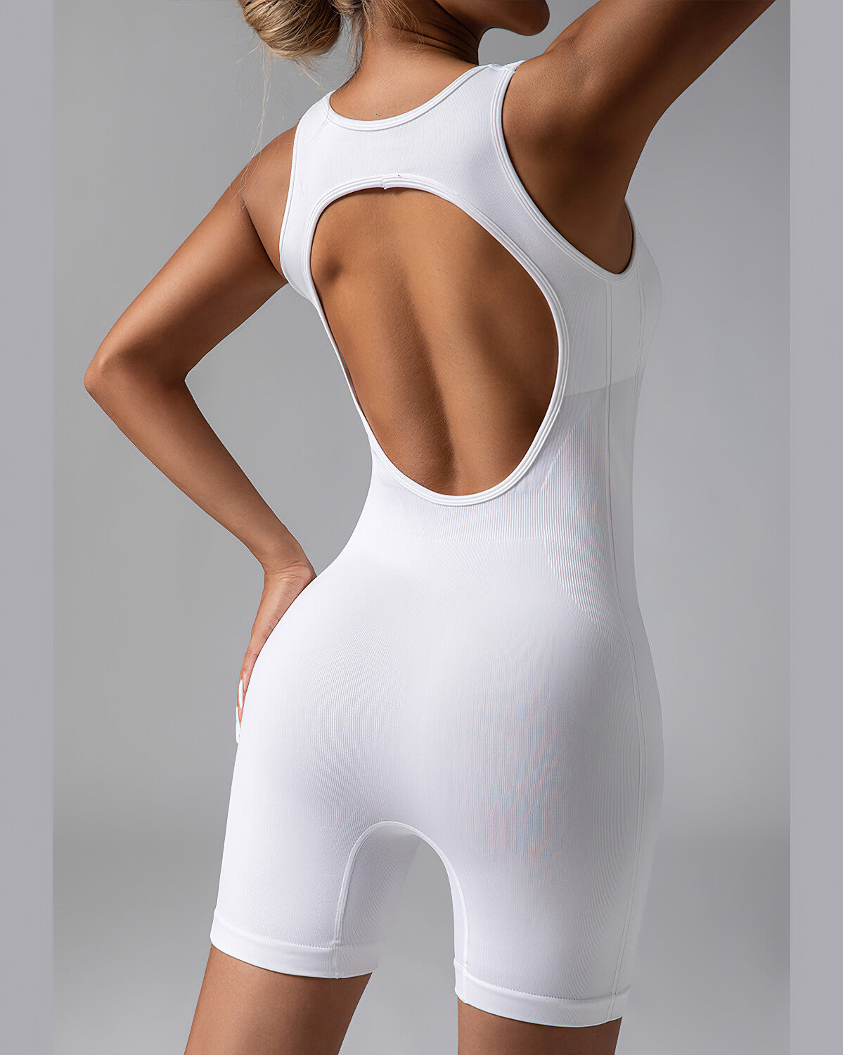 Wrenlee Seamless Jumpsuit - White