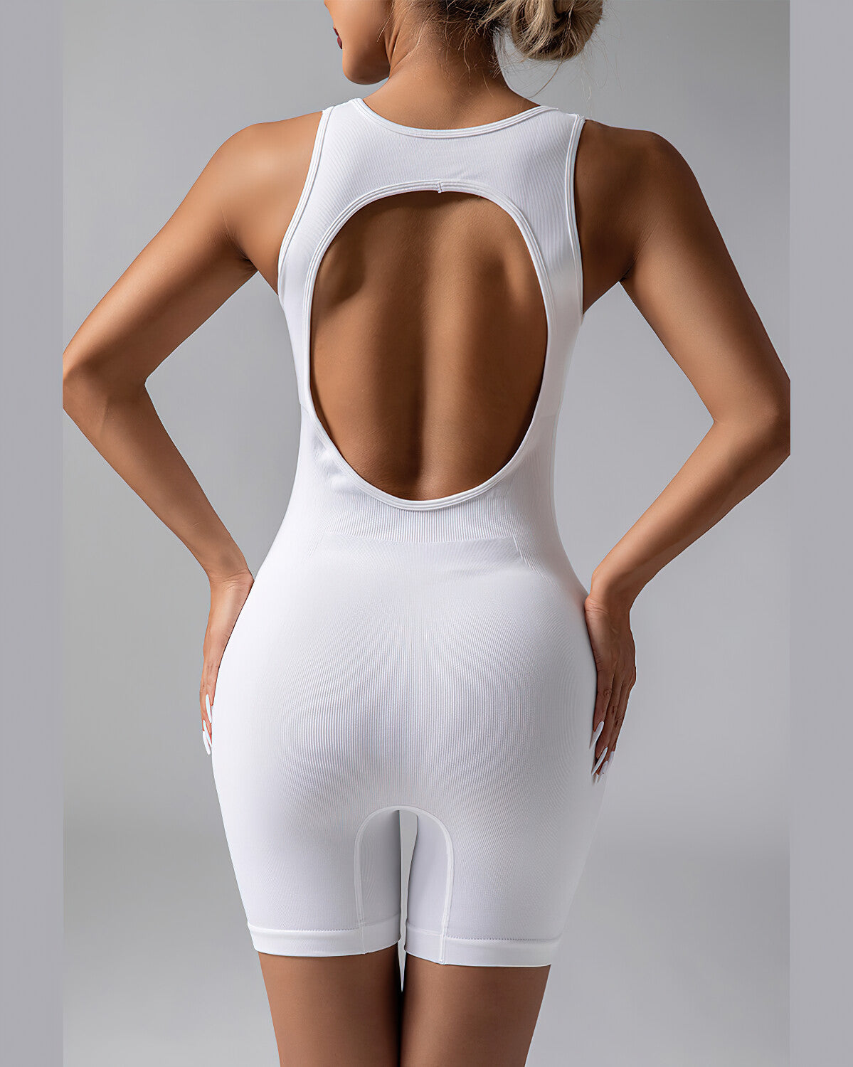 Wrenlee Seamless Jumpsuit - White