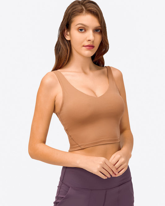 Zinnie Crop Top - Apricot