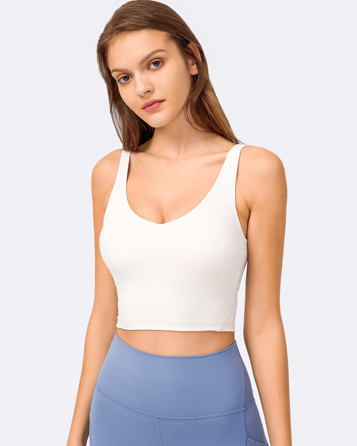 Zinnie Crop Top - Beige