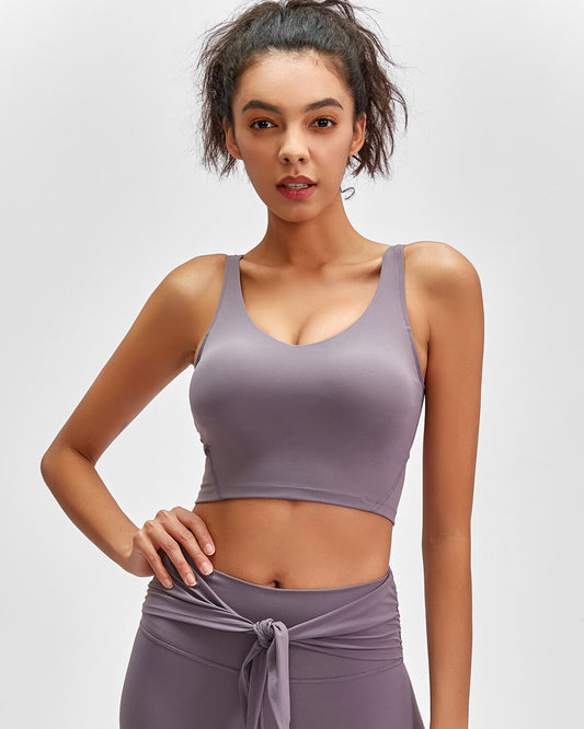 Zinnie Crop Top -  Ice Ash