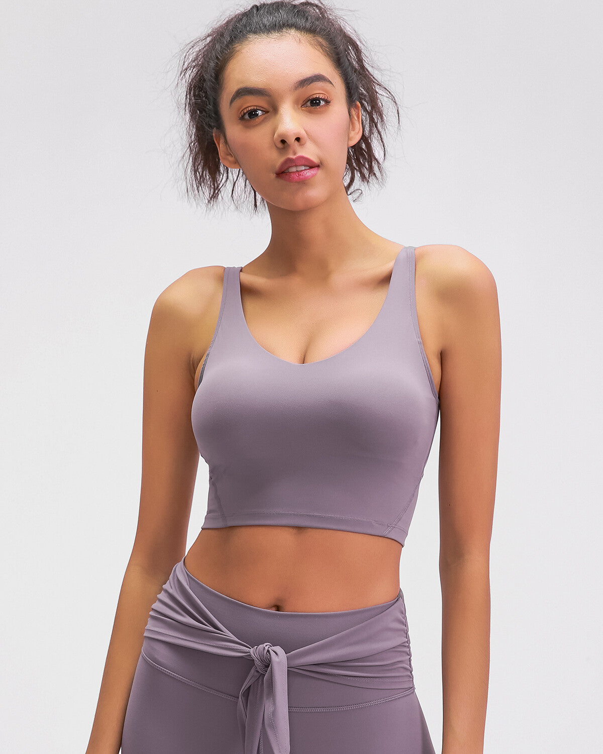 Zinnie Crop Top -  Ice Ash